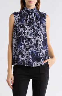 Derek Lam 10 Crosby Allie Sleeveless Bow Top
