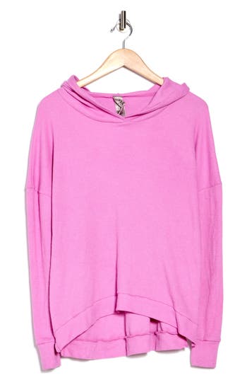 Go Couture Dolman Hoodie Sweatshirt In Lavender
