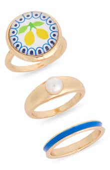 Lemon 3-Pack Rings