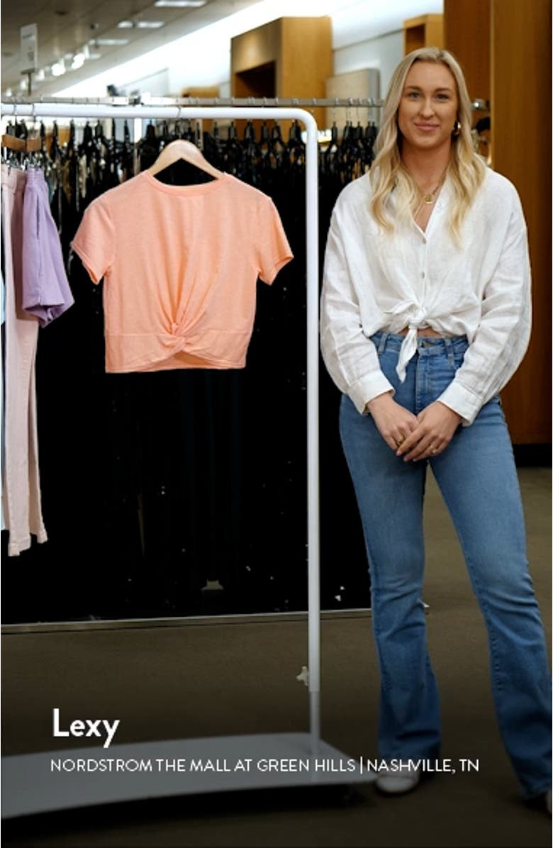 Kids' Twist Front T-Shirt, sales video thumbnail