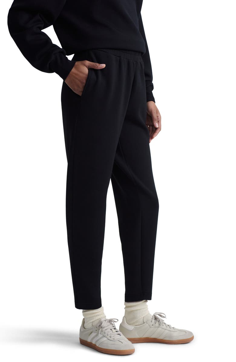 Varley The Slim Knit Ankle Pants, Alternate, color, Black