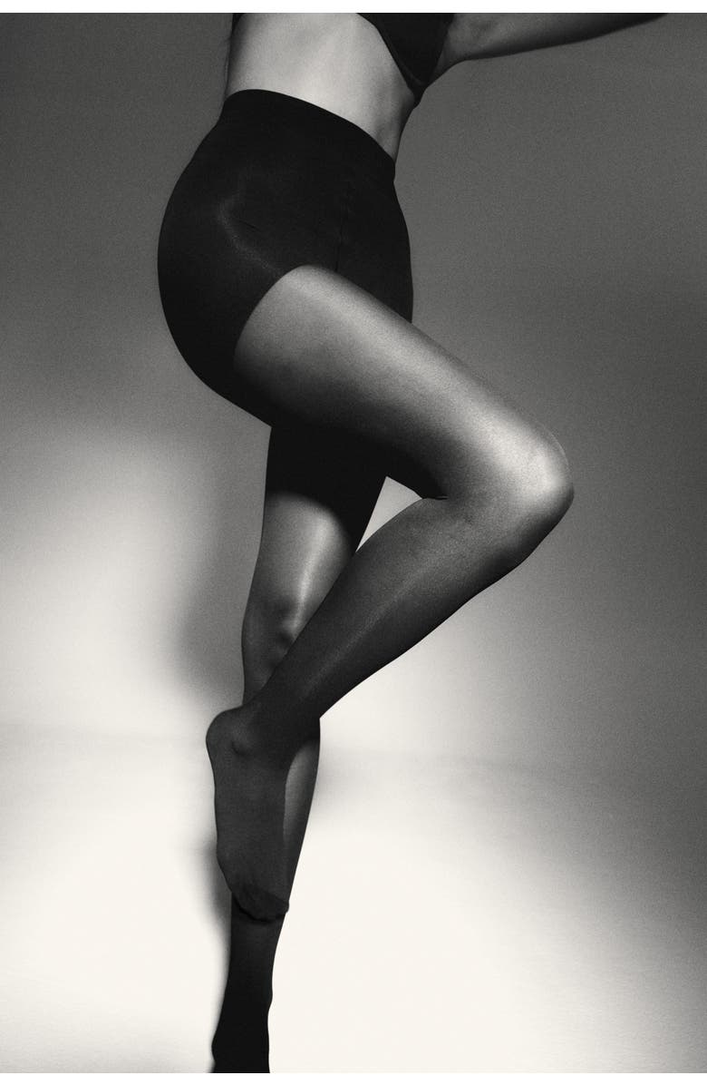 H&M Sheertex<sup>®</sup> Ultra-strong Control-top Sheer Tights, Alternate, color, Black