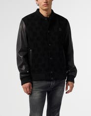 PHILIPP PLEIN Varsity Bomber Monogram Monogram Men