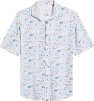 johnnie-O Making Waves Short Sleeve Button-Up Shirt
