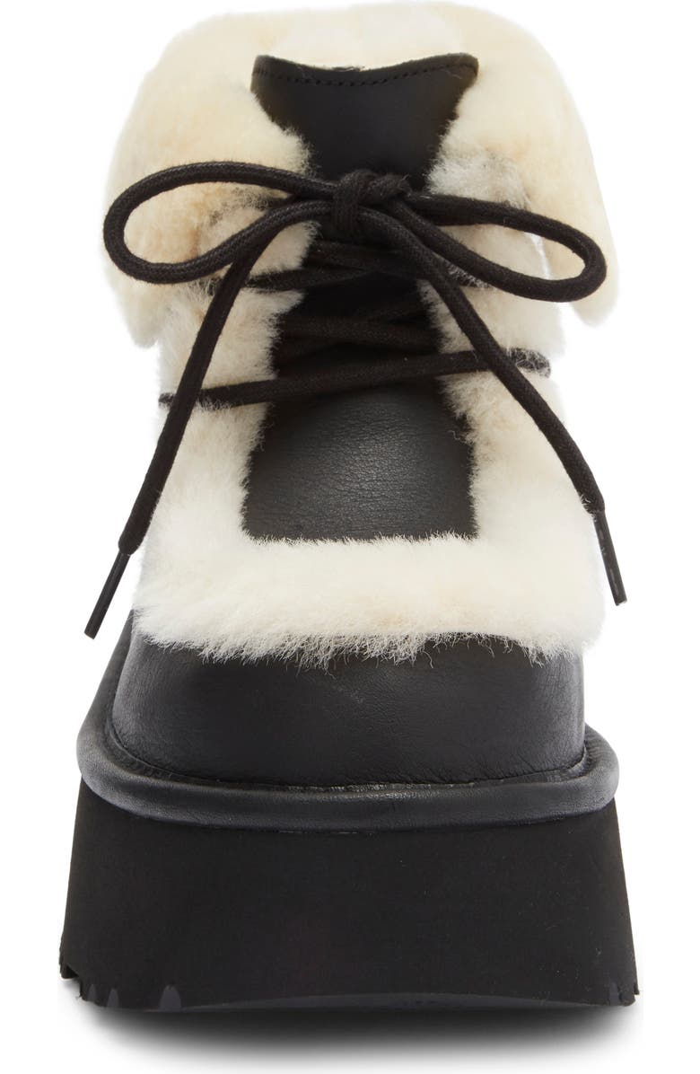 UGG<sup>®</sup> Esmee Genuine Shearling Detail Lace-Up Boot, Alternate, color,