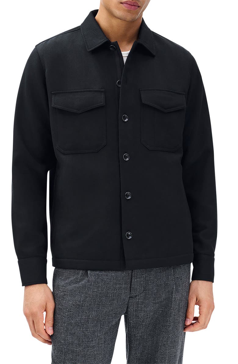 rag & bone Hyde Wool Blend Shirt Jacket, Main, color, 