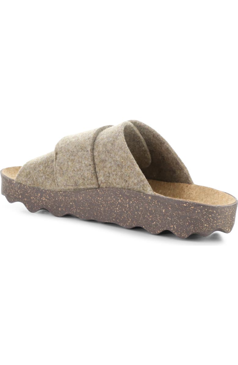 Asportuguesas by Fly London Clavi Wool Felt Slide Sandal, Alternate, color, 002 Taupe Rewooly