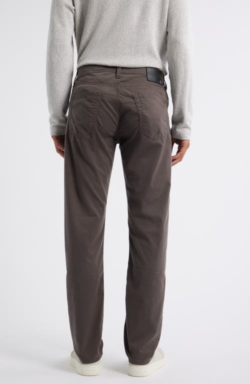 Ag Tellis Airluxe™ Commuter Performance Sateen Slim Fit Pants In Brown