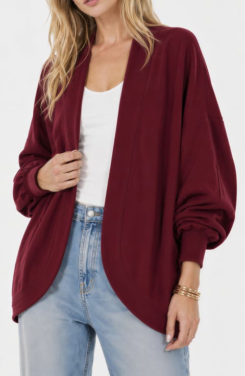 Contrast Piped Cardigan
