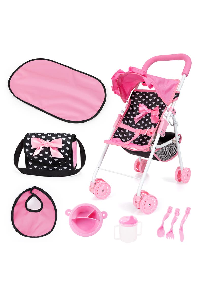 Buggy Doll Stroller Set, Main, color, Pink