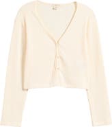 Billabong Lana Pointelle Stitch Button-Up Top