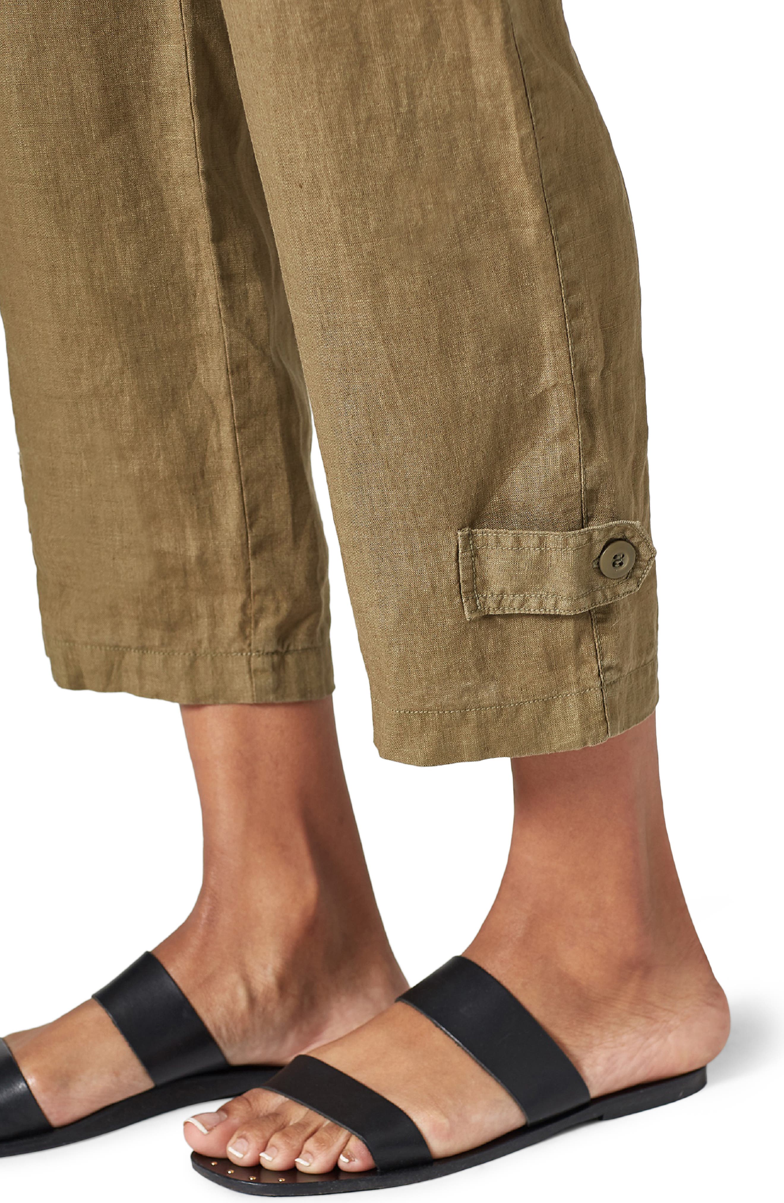 Joie Bramwell Crop Linen Jumpsuit (Women) | Nordstromrack