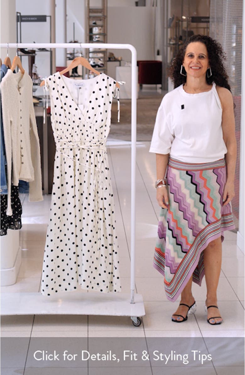 Harley Print Shirred Sleeveless Maxi Dress, sales video thumbnail