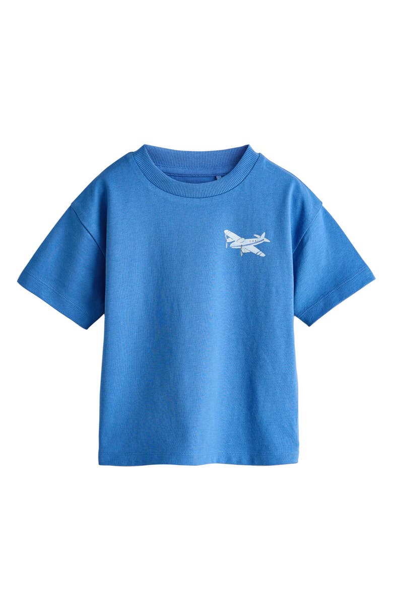 NEXT Kids' Assorted 3-Pack Cotton T-Shirts, Alternate, color, Blue