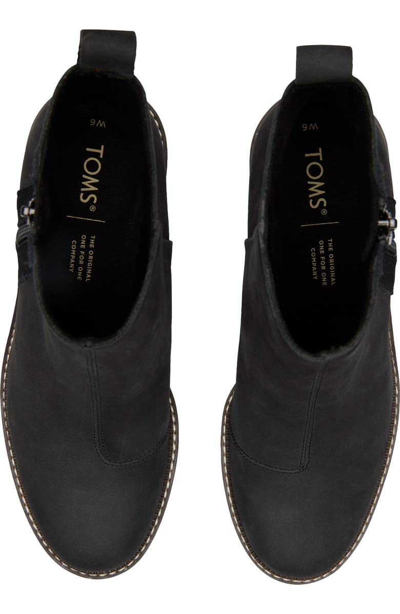 TOMS Raven Water Resistant Wedge Ankle Boot, Alternate, color,