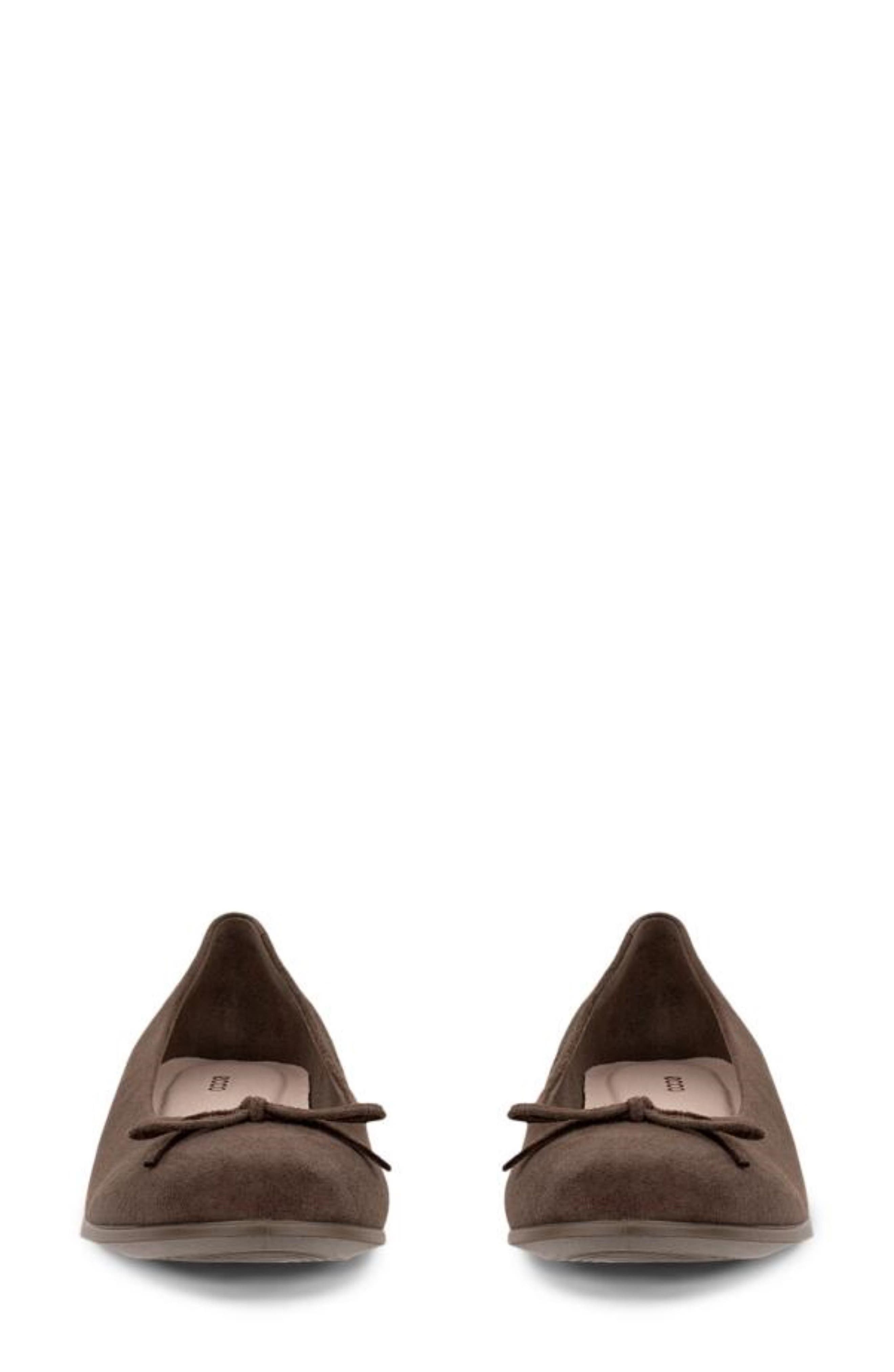 ECCO Touch Ballerina 2.0 Flat, Alternate, color, Dark Clay