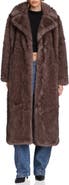 Avec Les Filles Faux Fur Longline Coat