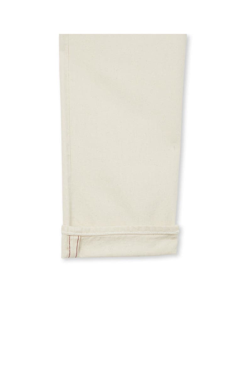 966 John Japan Selvedge 5-Pocket Ecrù Denim, Alternate, color, OFF WHITE