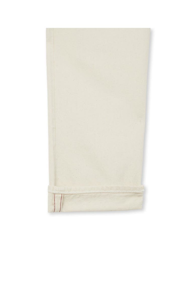 Fortela 966 John Japan Selvedge 5-Pocket Ecrù Denim, Alternate, color, Off White
