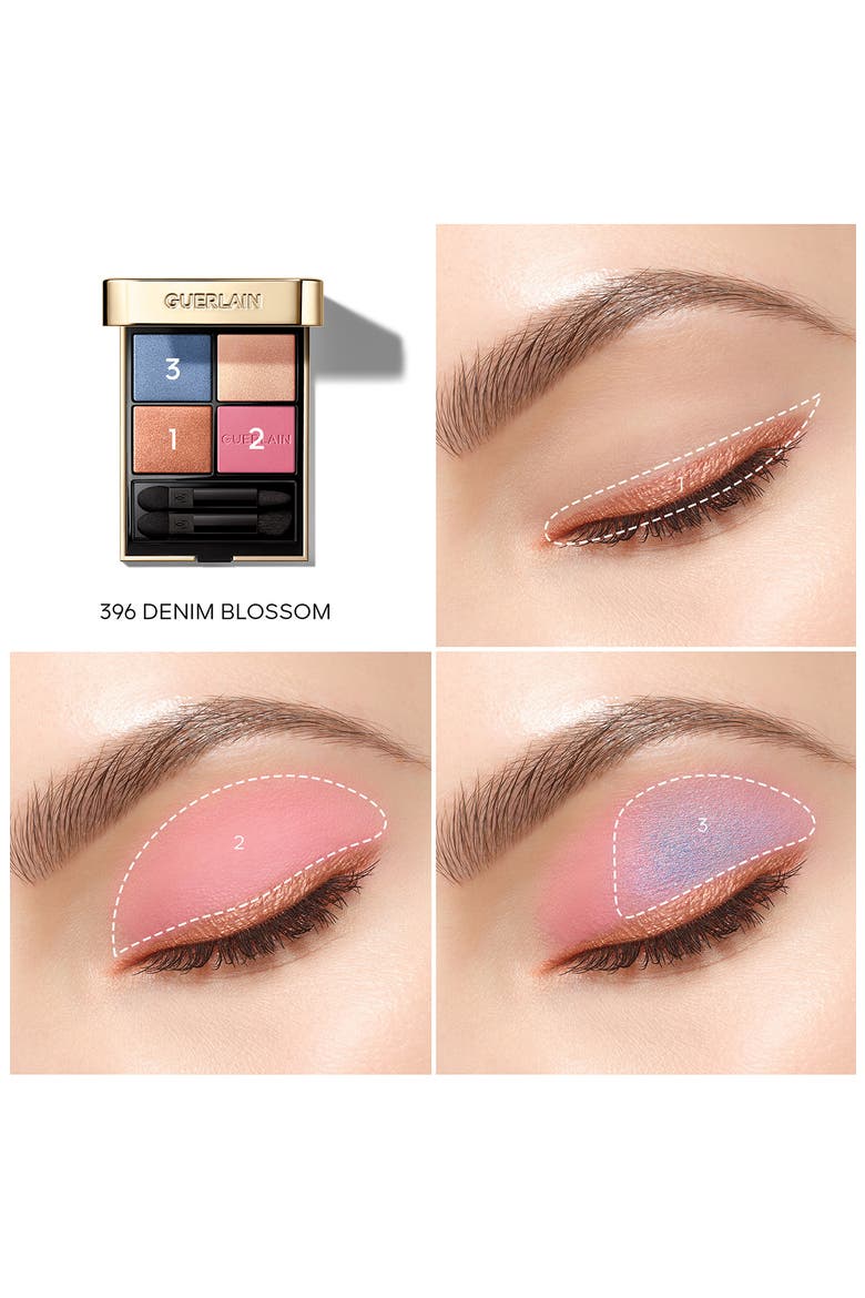 Ombres G-Quad Denim Blossom Eyeshadow Palette, Alternate, color, NO COLOR