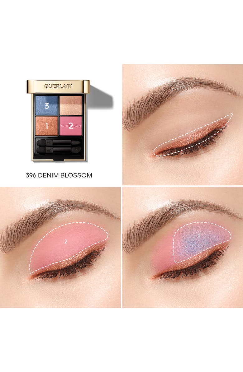 Guerlain Ombres G-Quad Denim Blossom Eyeshadow Palette, Alternate, color, 