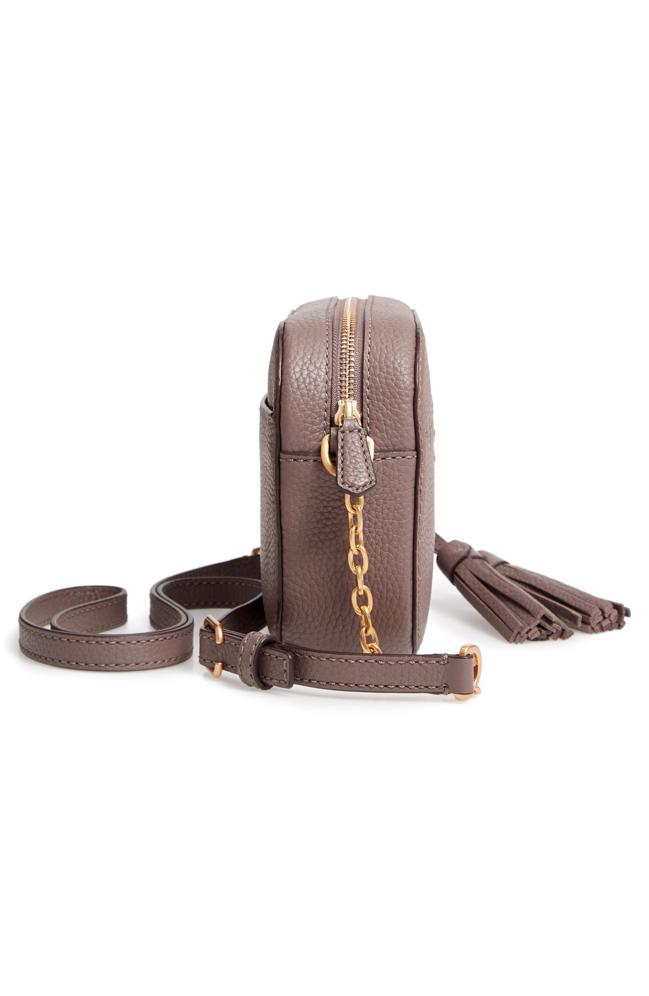 McGraw Leather Camera Bag, Alternate, color, SILVER MAPLE