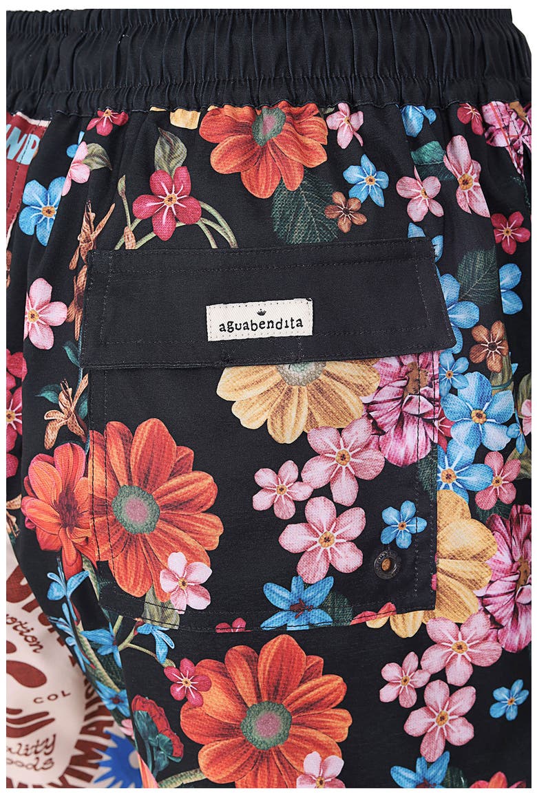 Cassius Swim Trunks, Alternate, color, BLACK MULTI