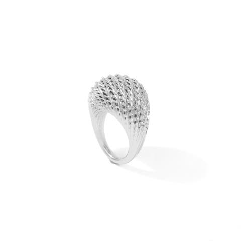 Flow Edgy Dome Ring