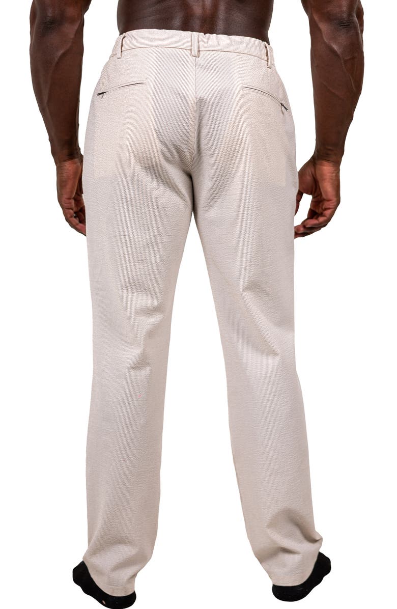 Maceoo Marthyr Tapered Leg Drawstring Pants, Alternate, color, White