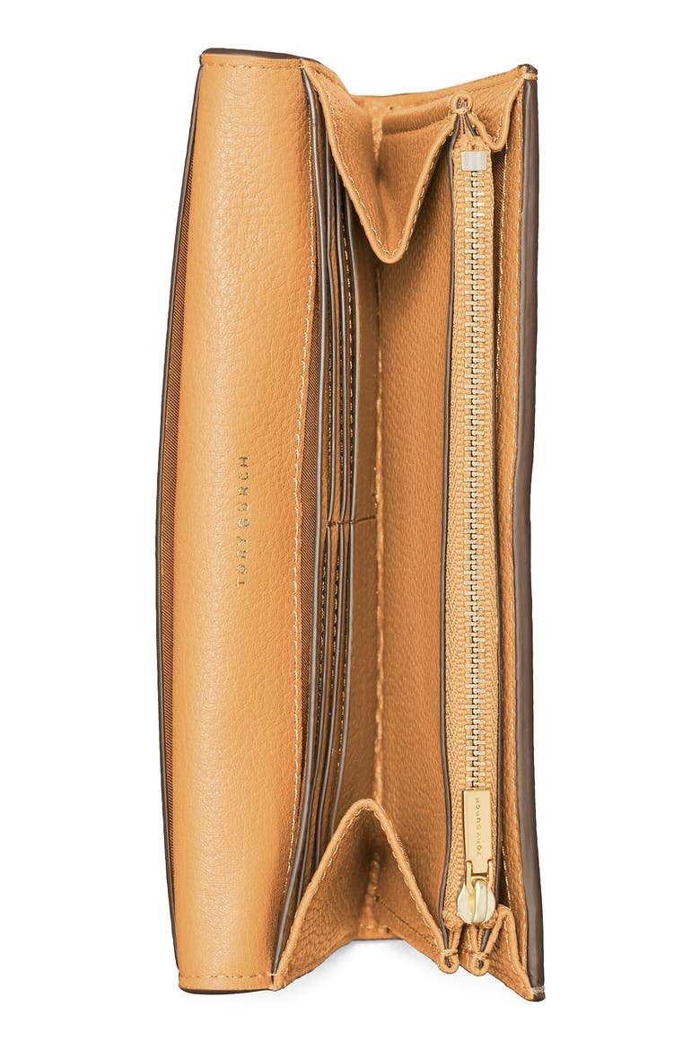 McGraw Leather Envelope Wallet, Alternate, color, TIRAMISU
