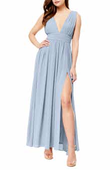 Love By Design Athen Plunging V-Neck Maxi Dress