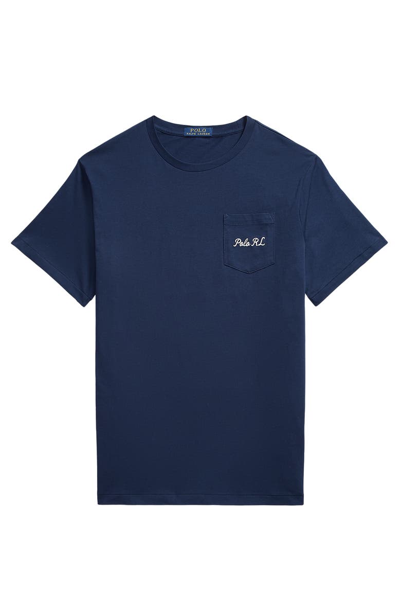Polo Ralph Lauren Big & Tall Society Bear Tee, Alternate, color, Newport Navy