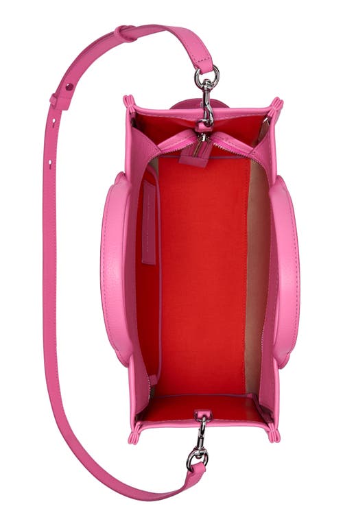 Marc Jacobs The Leather Medium Tote Bag In Bow Pink