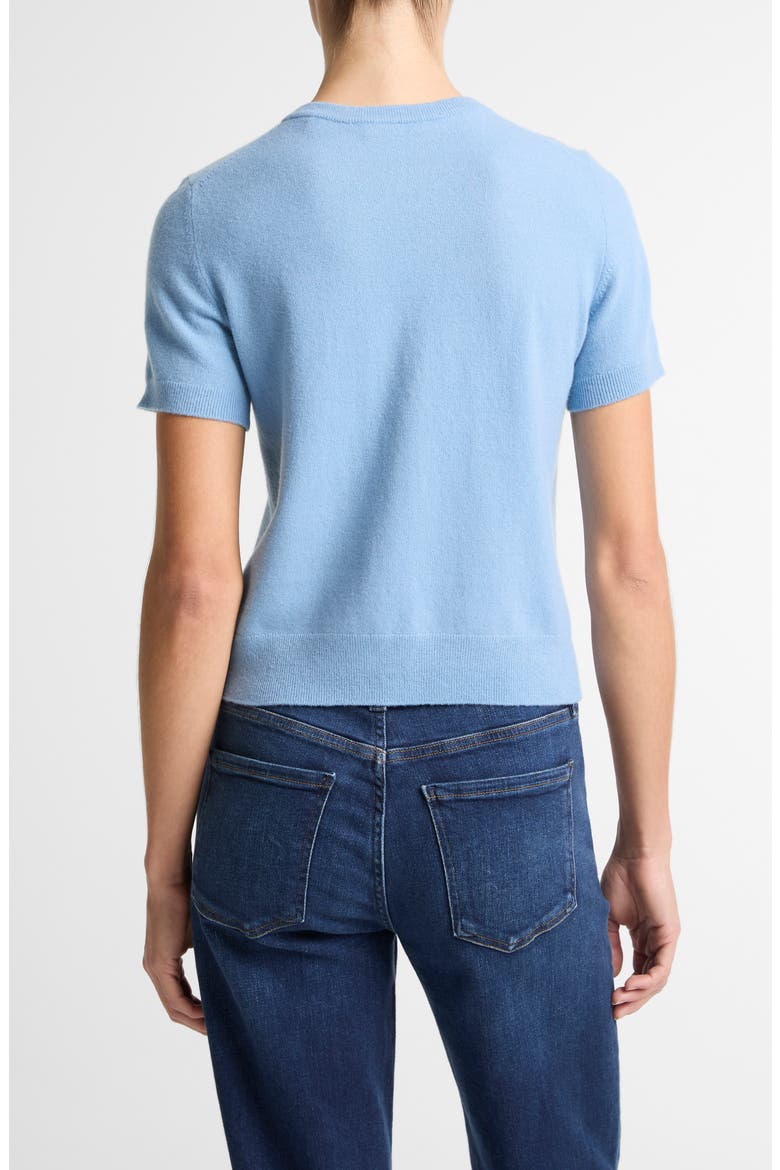 Short Sleeve Wool Blend Sweater, Alternate, color, HYDRA
