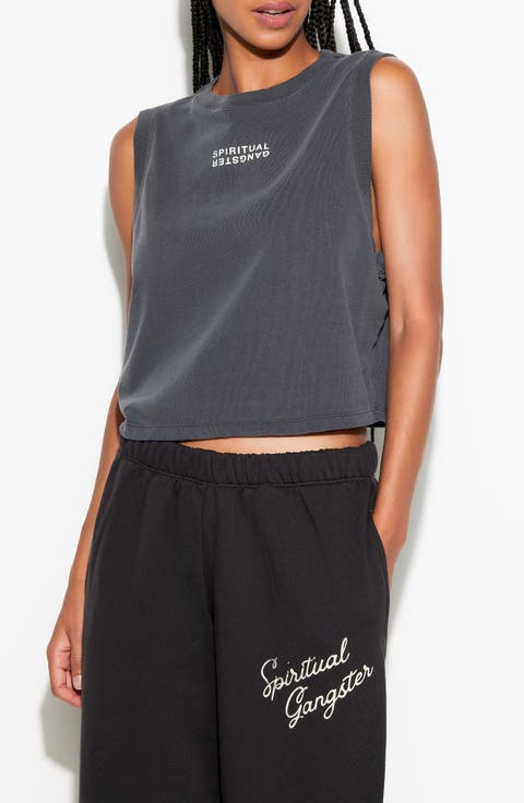Doheny Logo Cotton Crop Tank