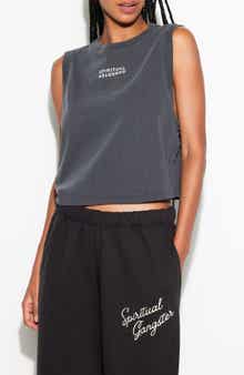 Spiritual Gangster Doheny Logo Cotton Crop Tank