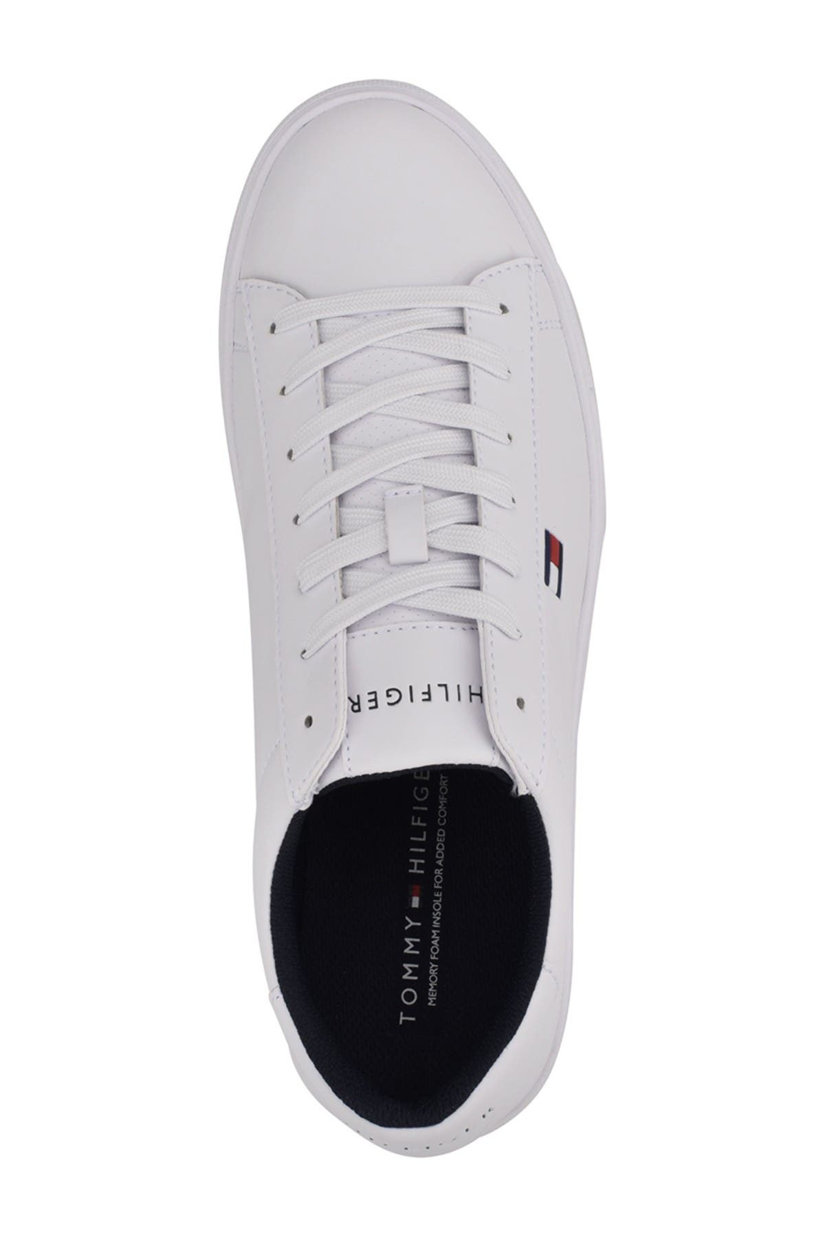 Tommy Hilfiger Brecon Signature Sneaker, Alternate, color, White/ Navy