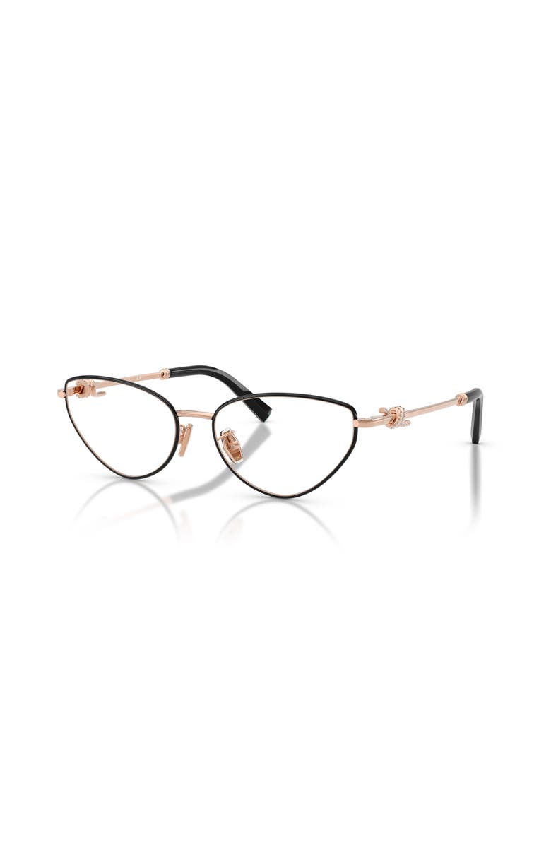 Tiffany & Co. 54mm Cat Eye optical glasses, Main, color, Black