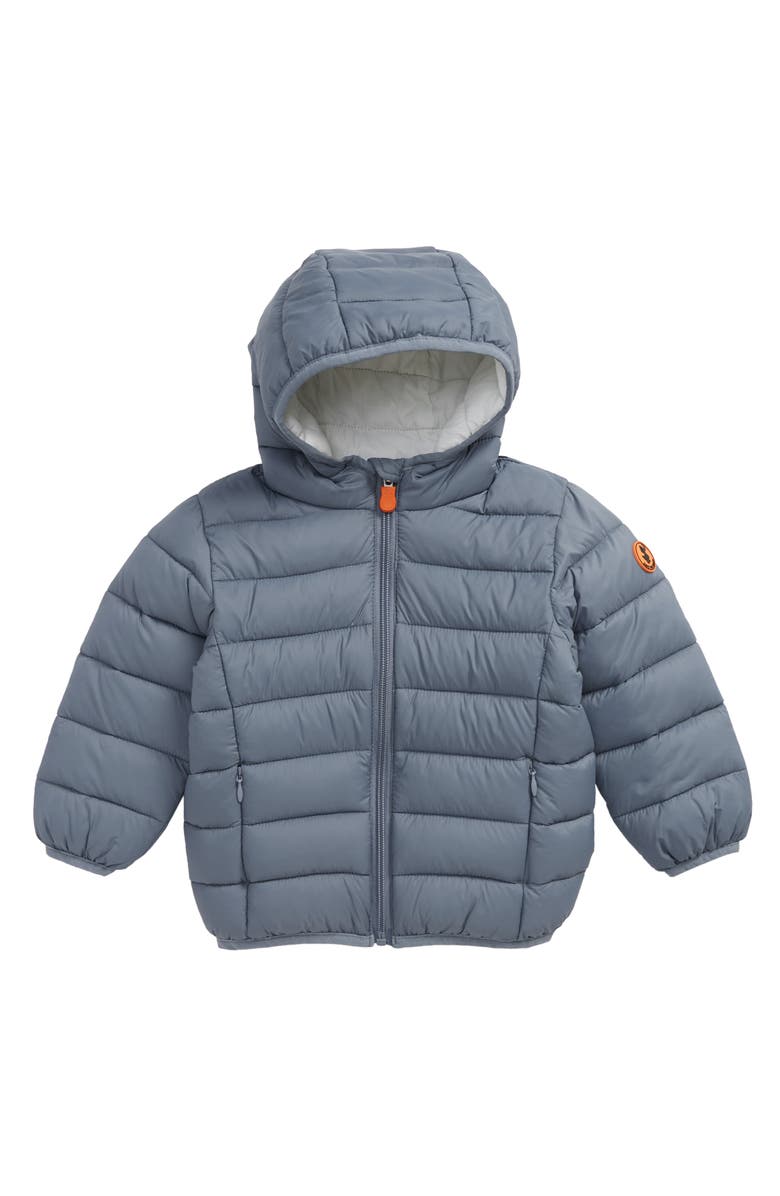 Save The Duck Giga Water Repellent Hooded Puffer Jacket, Main, color,