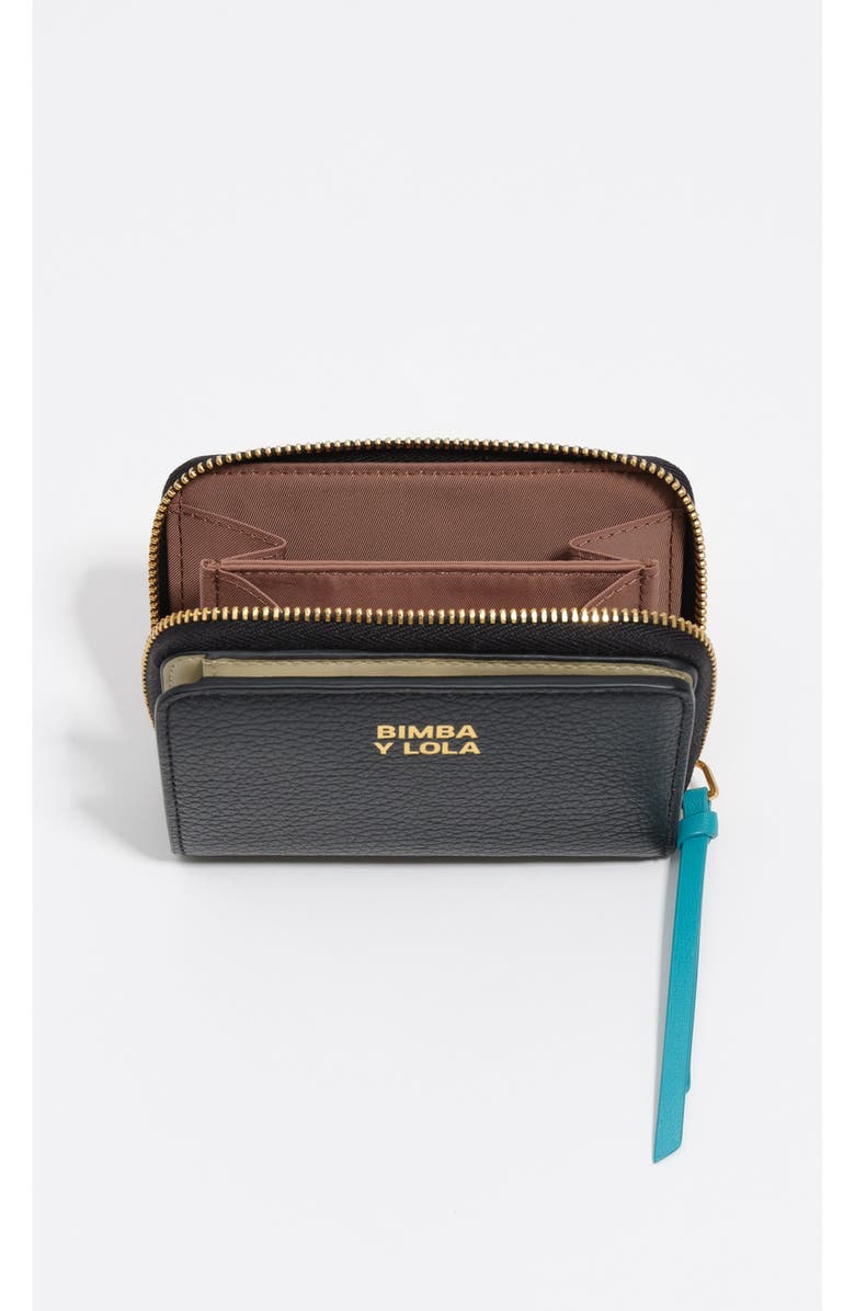 Bimba y Lola Recycled Leather Purse, Alternate, color, Black