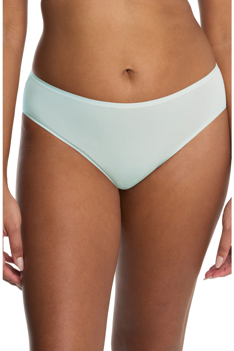 Bliss Bare Cotton Hipster Briefs, Main, color, CLD GREEN