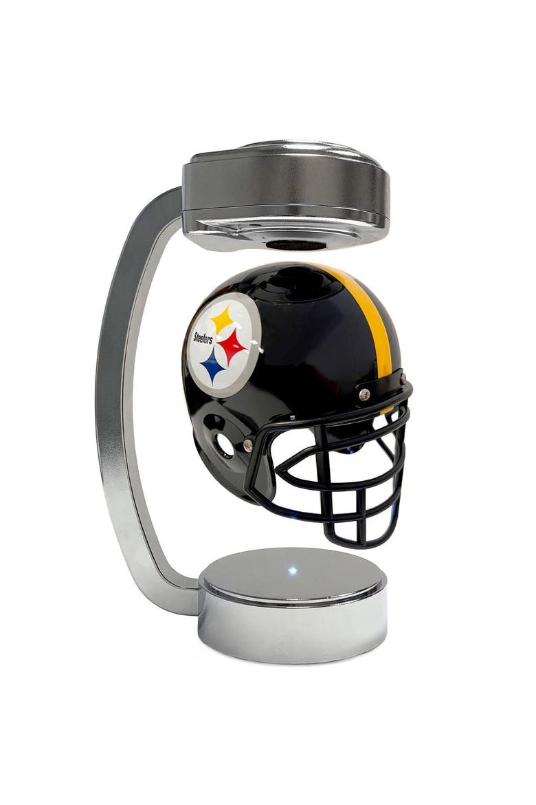 Pittsburgh Steelers Chrome Base Mini Hover Helmet, Main, color, Black