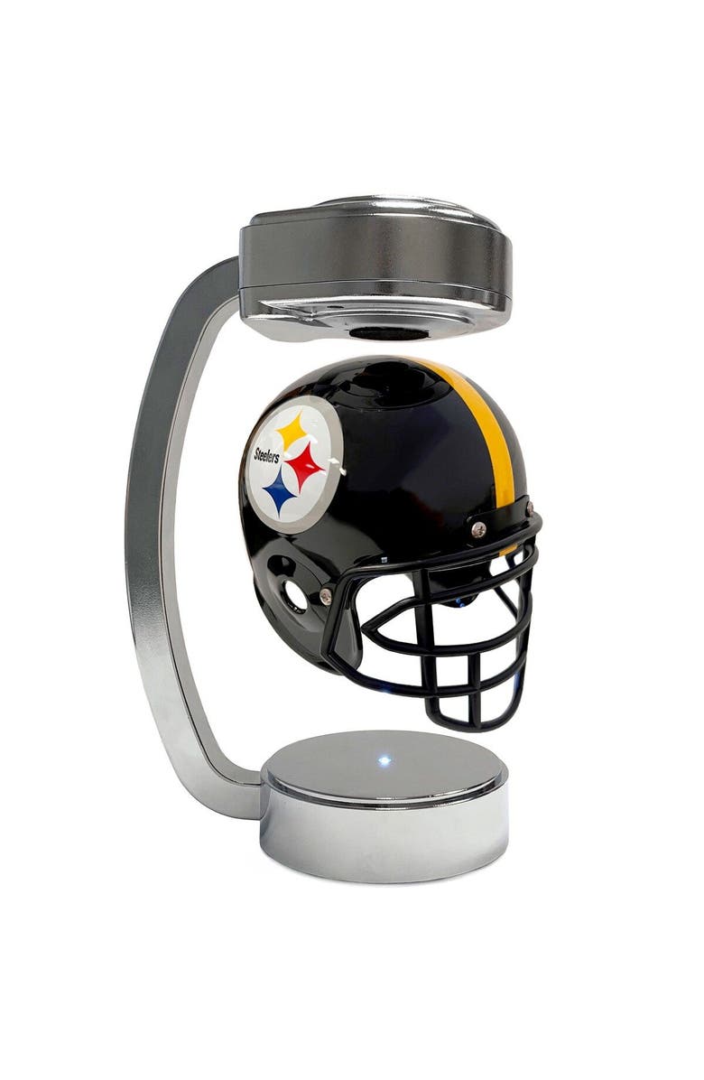 Pegasus Pittsburgh Steelers Chrome Base Mini Hover Helmet, Main, color, 