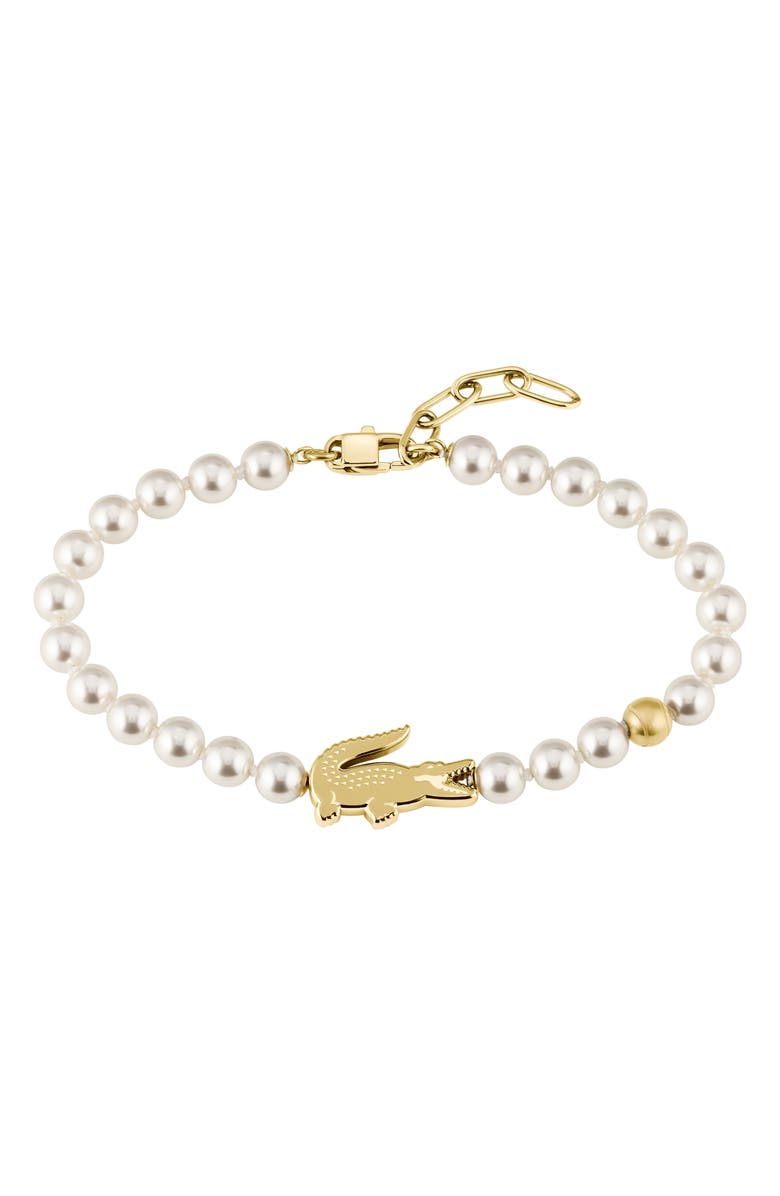 Lacoste Men's Matchpoint Bracelet, Main, color, Gold