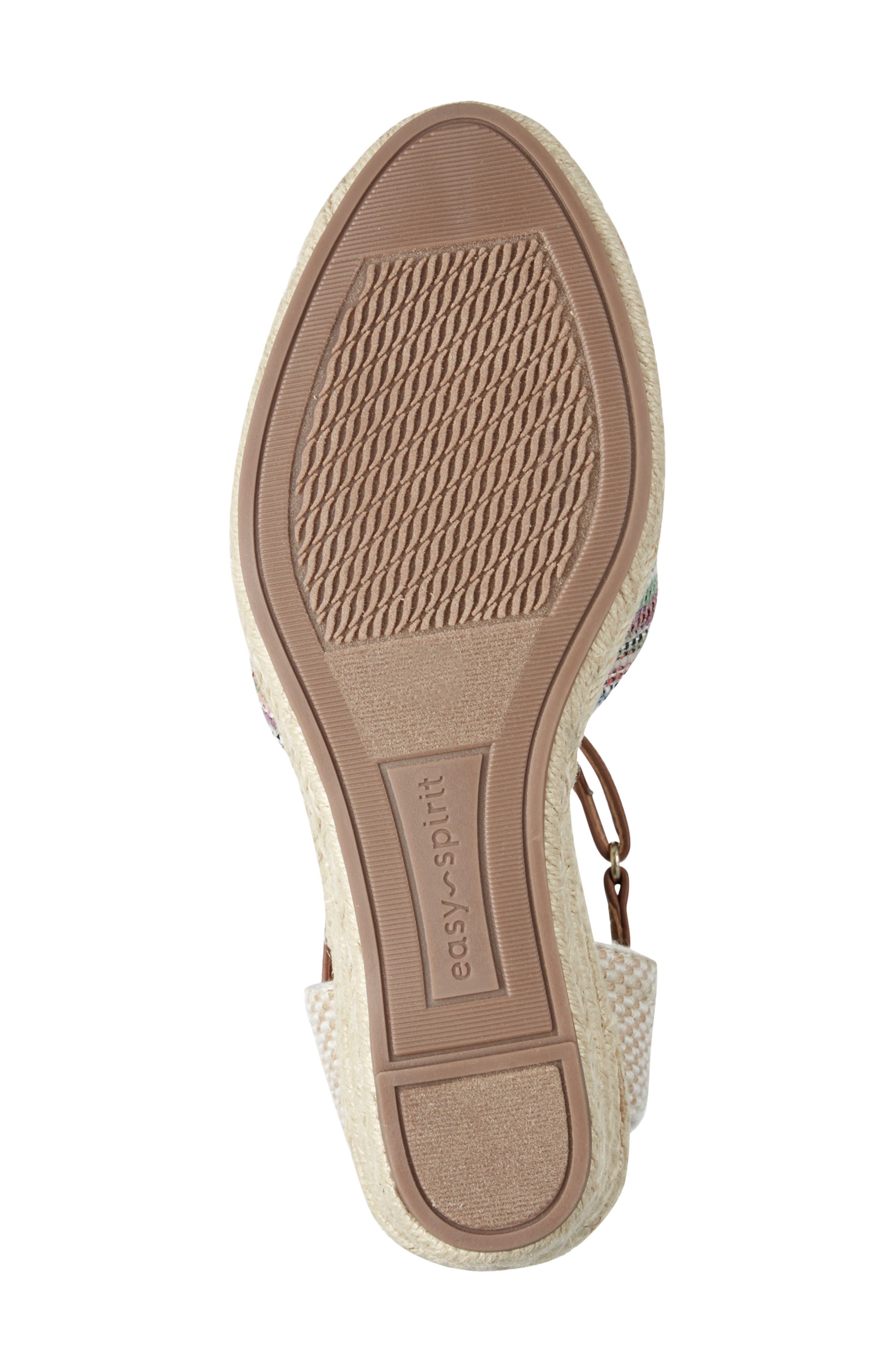 Easy Spirit Makaylie Espadrille Wedge Sandal, Alternate, color, Light Natural