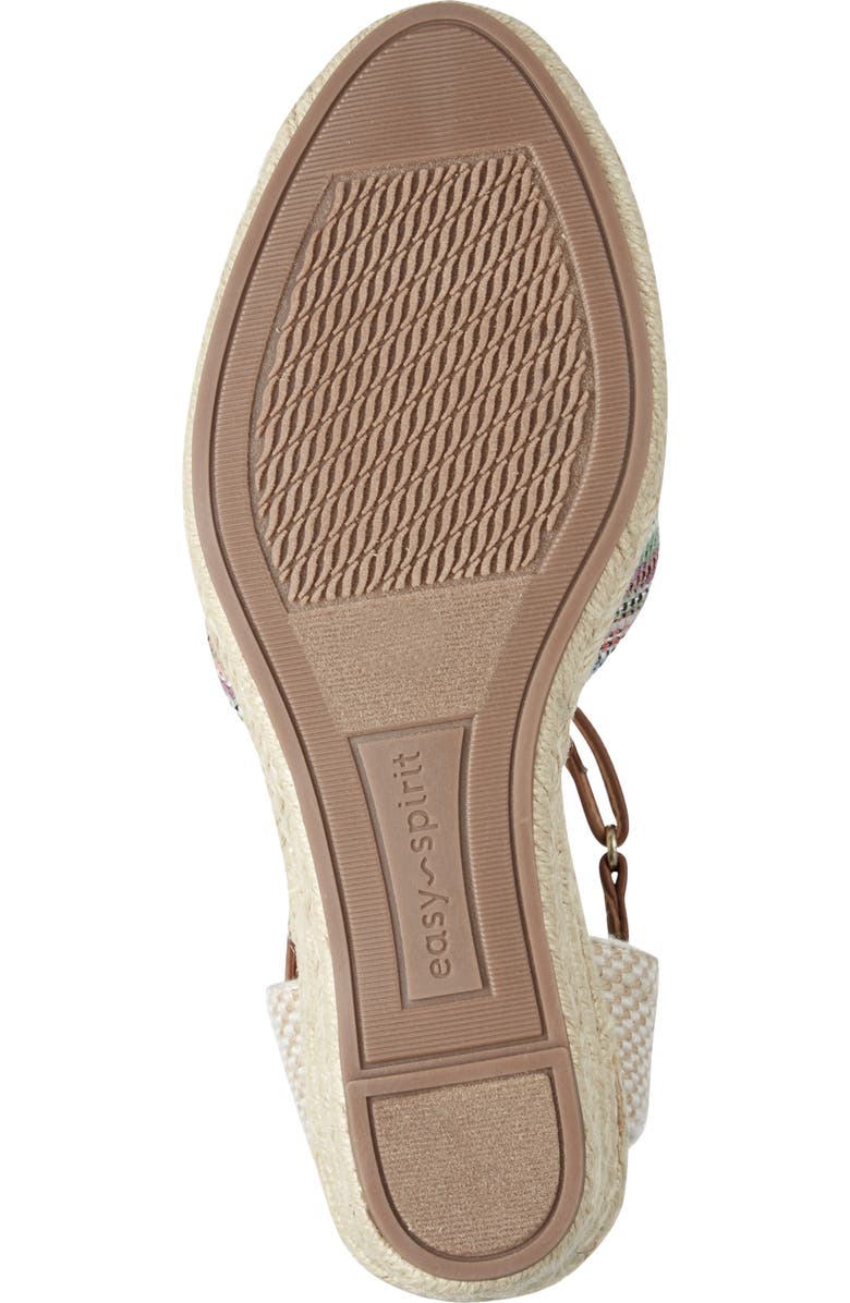 Easy Spirit Makaylie Espadrille Wedge Sandal, Alternate, color, Light Natural