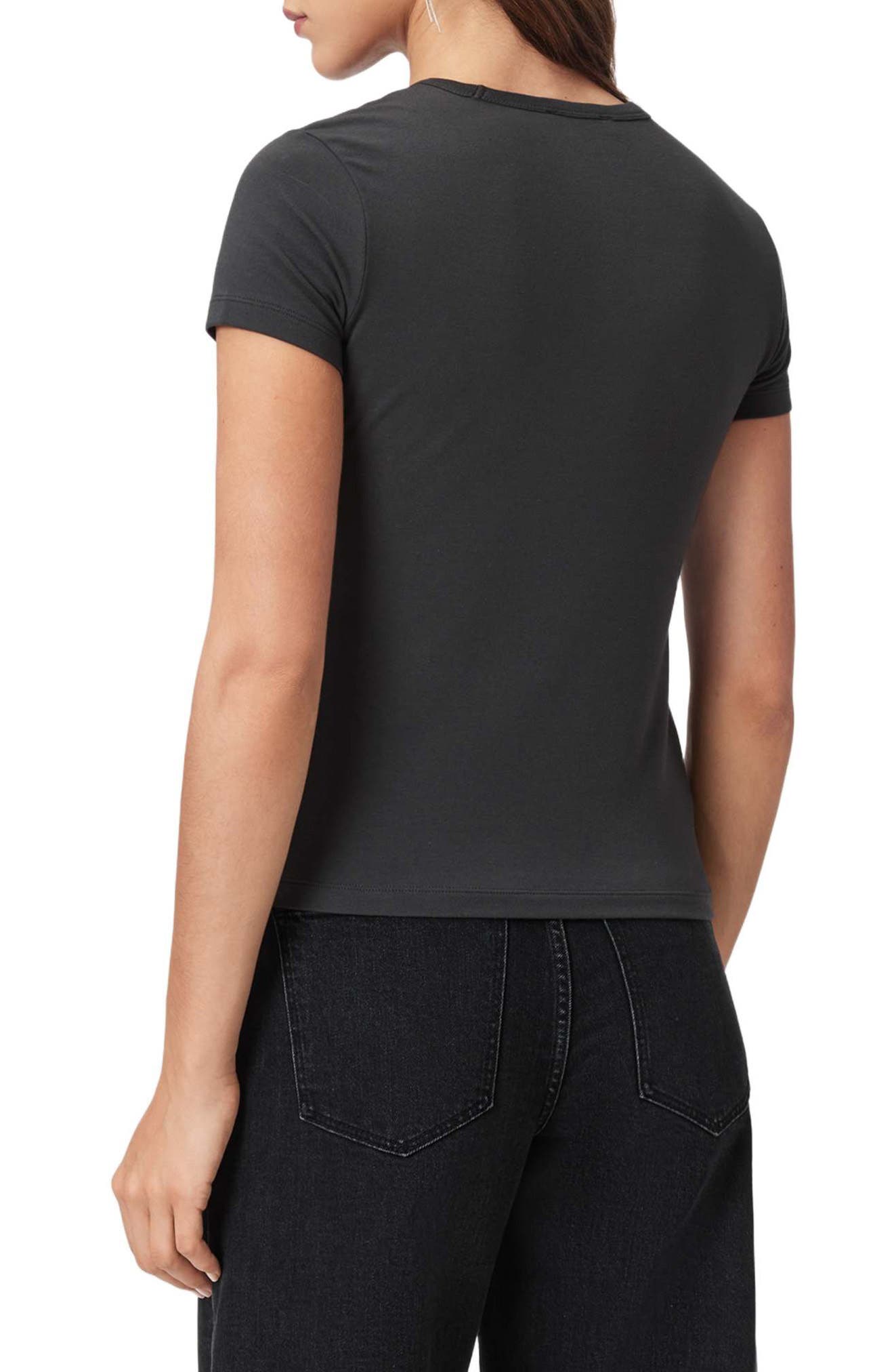 Stevie Graphic Print Burnout T-Shirt - image 2