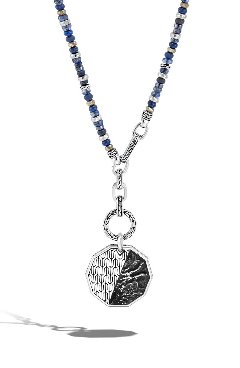 John Hardy Men's Beaded Reversible Pendant Necklace, Alternate, color,