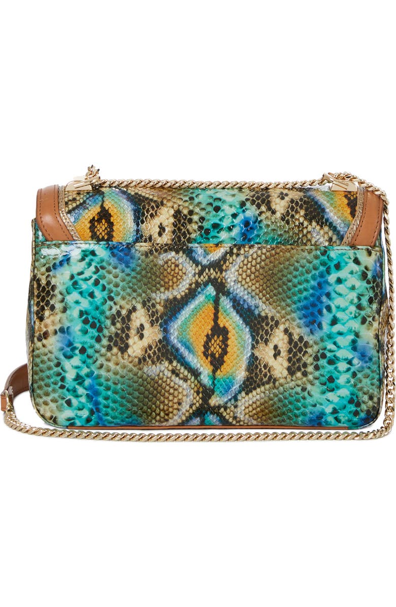Brahmin Rosalie Snake Embossed Leather Convertible Crossbody Bag, Alternate, color,
