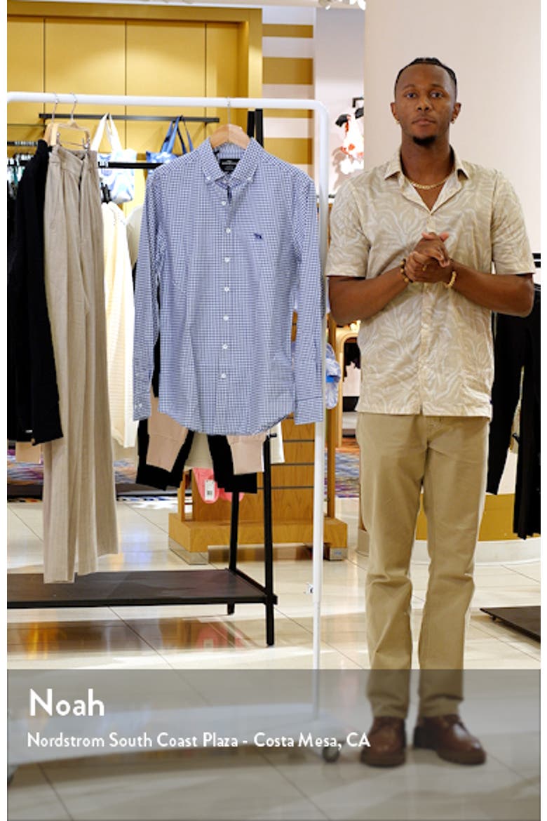 Oxford Bayshore Gingham Sports Fit Shirt video
